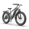 AOSTIRMOTOR new pattern 26" 1000W Electric Bike Fat Tire 52V15AH Removable Lithium Battery for Adults