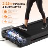 Under Desk Treadmill, Incline Walking Pad Treadmill for Home/Office Use, 2.25HP Quiet Treadmill for Walking and Jogging