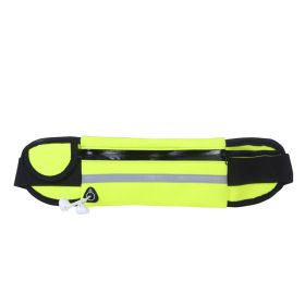 Outdoor Sports Bag Fitness Running Waist Bag Mobile Phone Storage Bag (Color: Green)