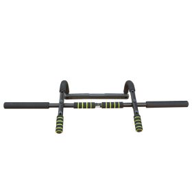 Wall Mounted Pull Up Bar Exercise Chin Bar Portable Dip Bars for Indoors Home Gym (Color: as Pic)