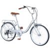 7 Speed, Steel Frame,Multiple Colors 22 Inch Girls Bicycle