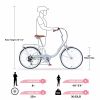 7 Speed, Steel Frame,Multiple Colors 22 Inch Girls Bicycle