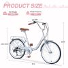 7 Speed, Steel Frame,Multiple Colors 22 Inch Girls Bicycle