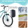 Adult Tricycle Bike,7-Speed Mountain Tricycle,26-Inch 3 Wheels,Comfortable Widen Saddle,Rear Integrated Shopping Basket